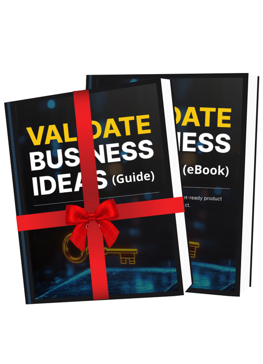 Validate Business Ideas - eBook (+ free Guide)